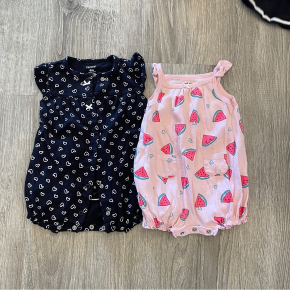 Lot Of 20 Baby Girls 6-9 Month Clothes - Romper Dresses Mixed - Picture 8 of 10
